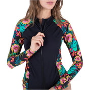 Bluza UV HURLEY FIJI FANTASY ZIP FRONT RASHGUARD