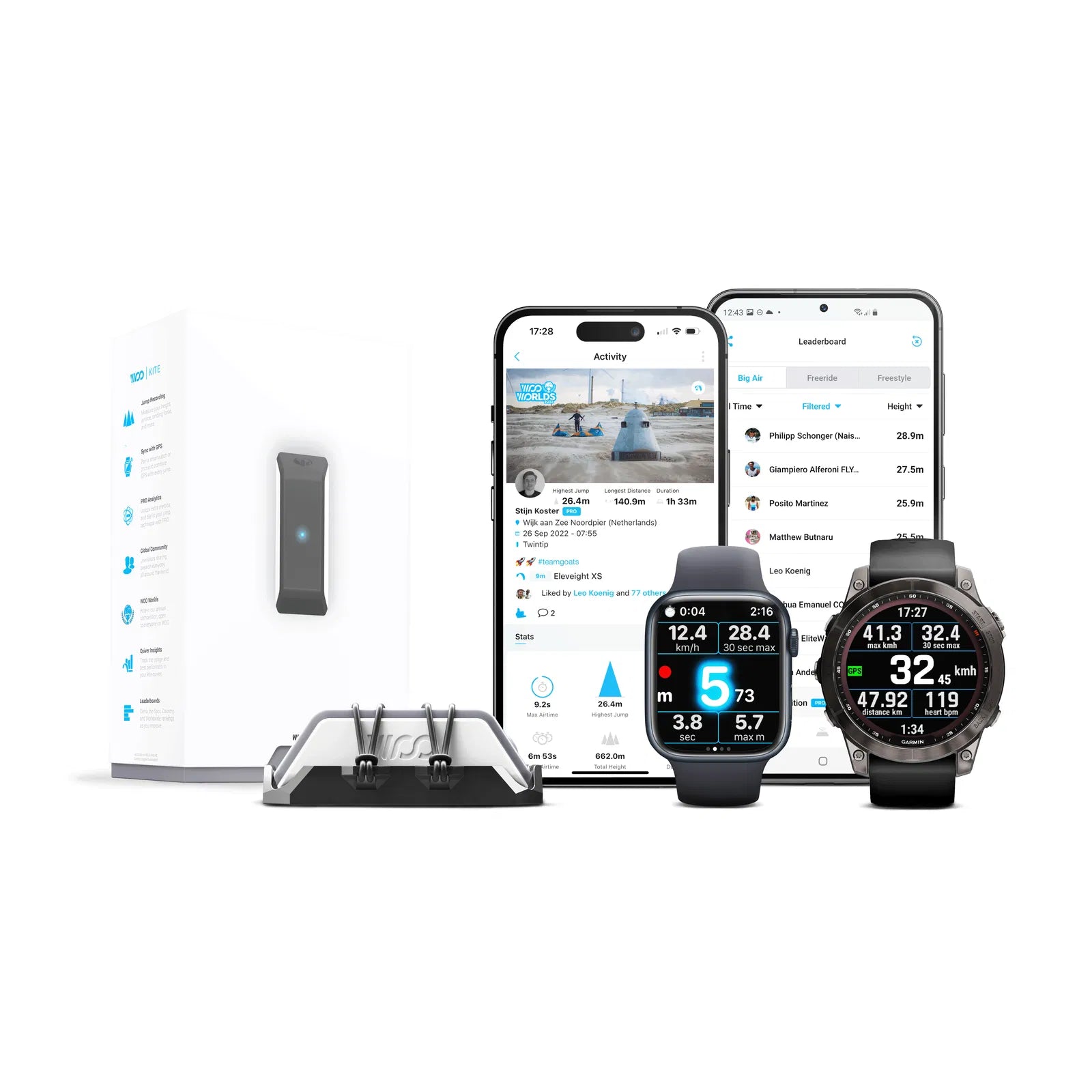 WOO Kiteboard Sensor Package 4.0 Onesize