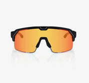 Ochelari Sport Music Shield Slider - Negru Mat și Roșu