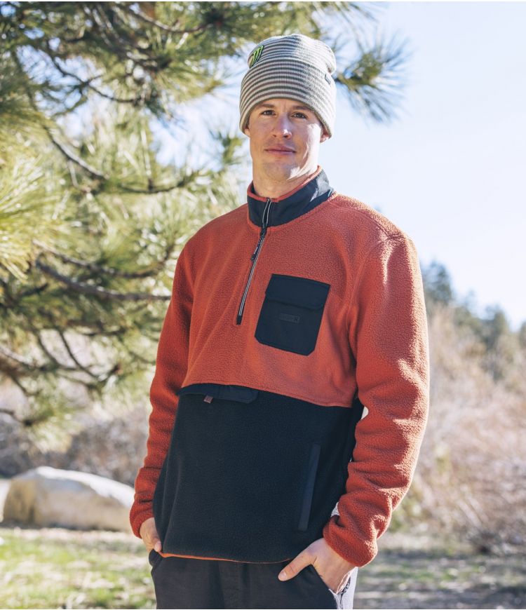 Hanorac Hurley Burrito Sherpa Track 1/4 Zip