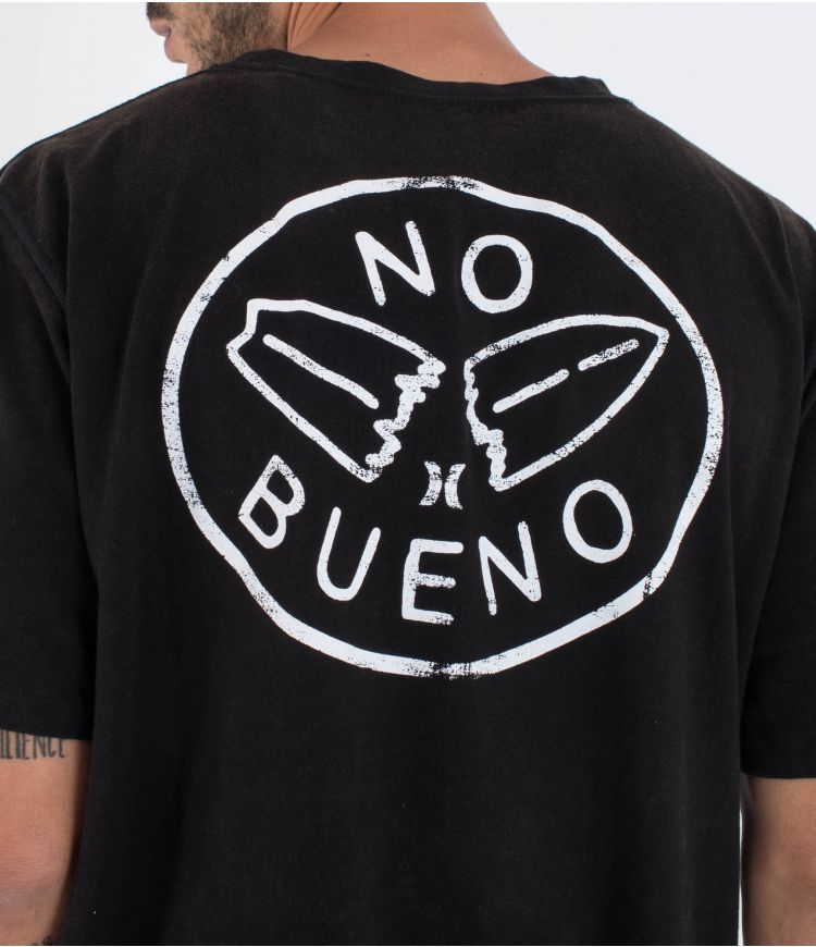 Tricou HURLEY - M SIDER BP SS TEE - Reversible - Negru