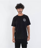 Tricou HURLEY - M SIDER BP SS TEE - Reversible - Negru