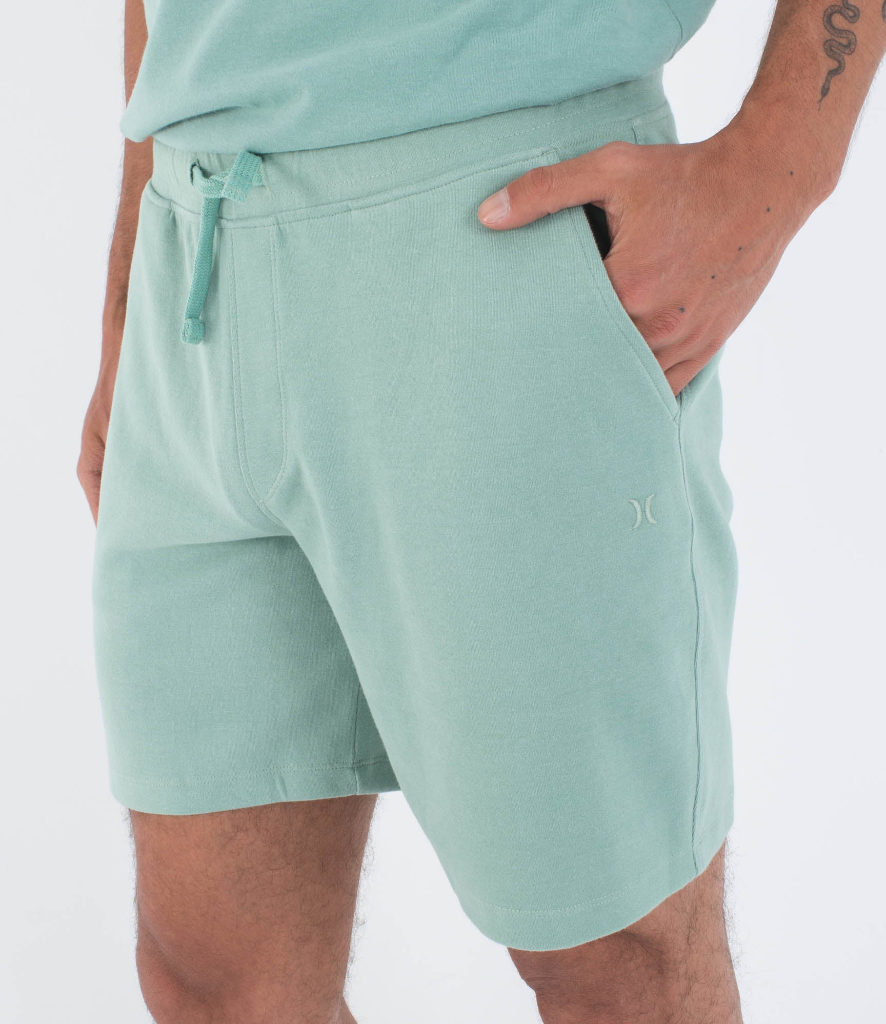 Pantaloni Scurti HURLEY LOW TIDE FLEECE SUBMARINE ARTILLERY