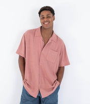 Camasa HURLEY - LAGUNA CAMP EMBROIDERED SS