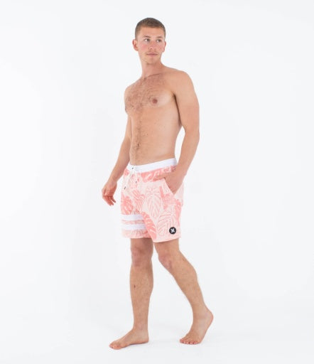 Boardshorts HURLEY - PHNTM ECO BLOCK PARTY VOLLEY 17 - Candy Pink
