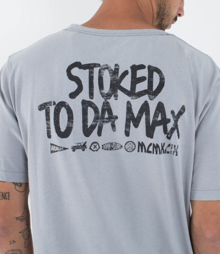Tricou HURLEY - M SIDER BP SS TEE - Reversible - Worker Blue