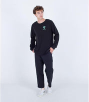 Hurley Men's Evd Checker Palm LS T-Shirt