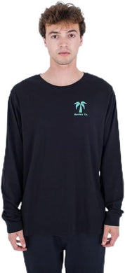 Hurley Men's Evd Checker Palm LS T-Shirt