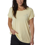 TEE BRANDED SS WOMEN DIRTY-SAND