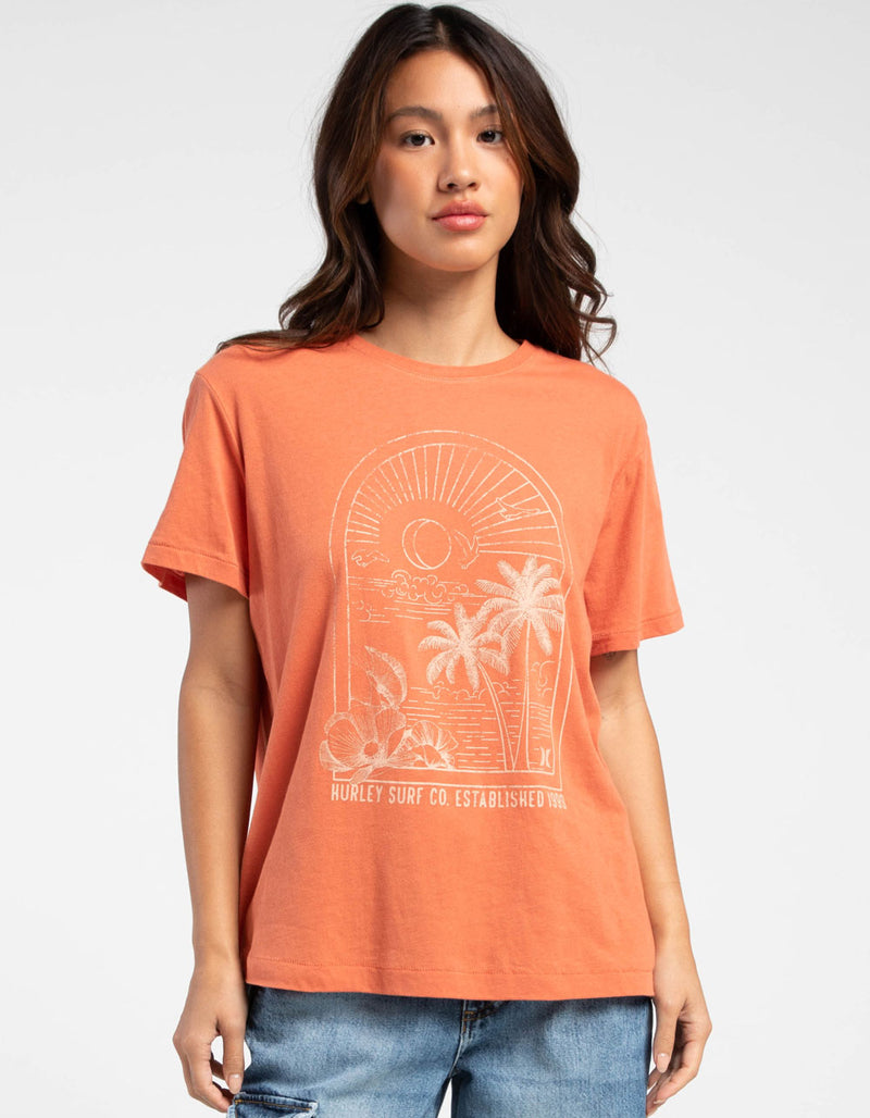 TRICOU HURLEY GOLDEN AFTERNOON GIRLFRIEND TEE