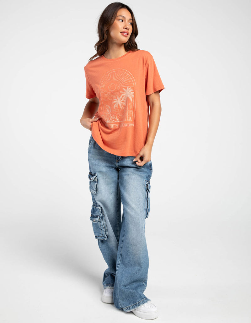 TRICOU HURLEY GOLDEN AFTERNOON GIRLFRIEND TEE