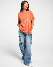 TRICOU HURLEY GOLDEN AFTERNOON GIRLFRIEND TEE