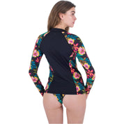 Bluza UV HURLEY FIJI FANTASY ZIP FRONT RASHGUARD