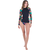 Bluza UV HURLEY FIJI FANTASY ZIP FRONT RASHGUARD