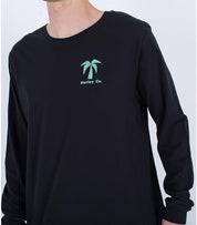 Hurley Men's Evd Checker Palm LS T-Shirt