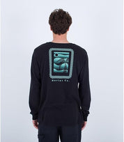 Hurley Men's Evd Checker Palm LS T-Shirt