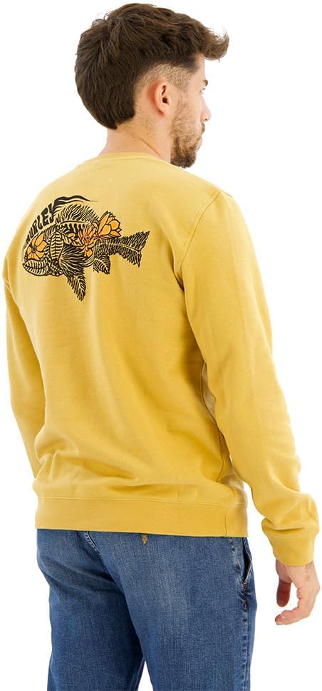 Bluza HURLEY FLOWER FISH FLEECE CREW