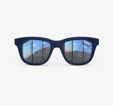 Ochelari LIFESTYLE DUSK CLASSIC BUTTON/APP ALPHA MIRROR MATTE NAVY/TEAL