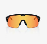 Ochelari Sport Music Shield Slider - Negru Mat și Roșu