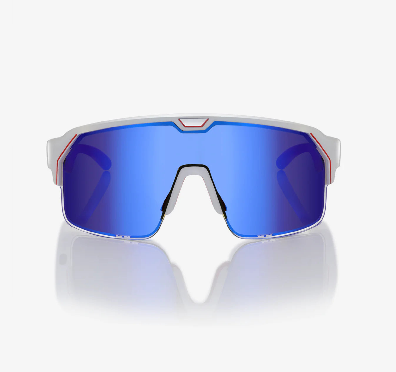 Ochelari Sport Music Shield Slider - Albastru și Roșu