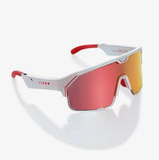 Ochelari Sport Music Shield Slider - Alb și Roșu
