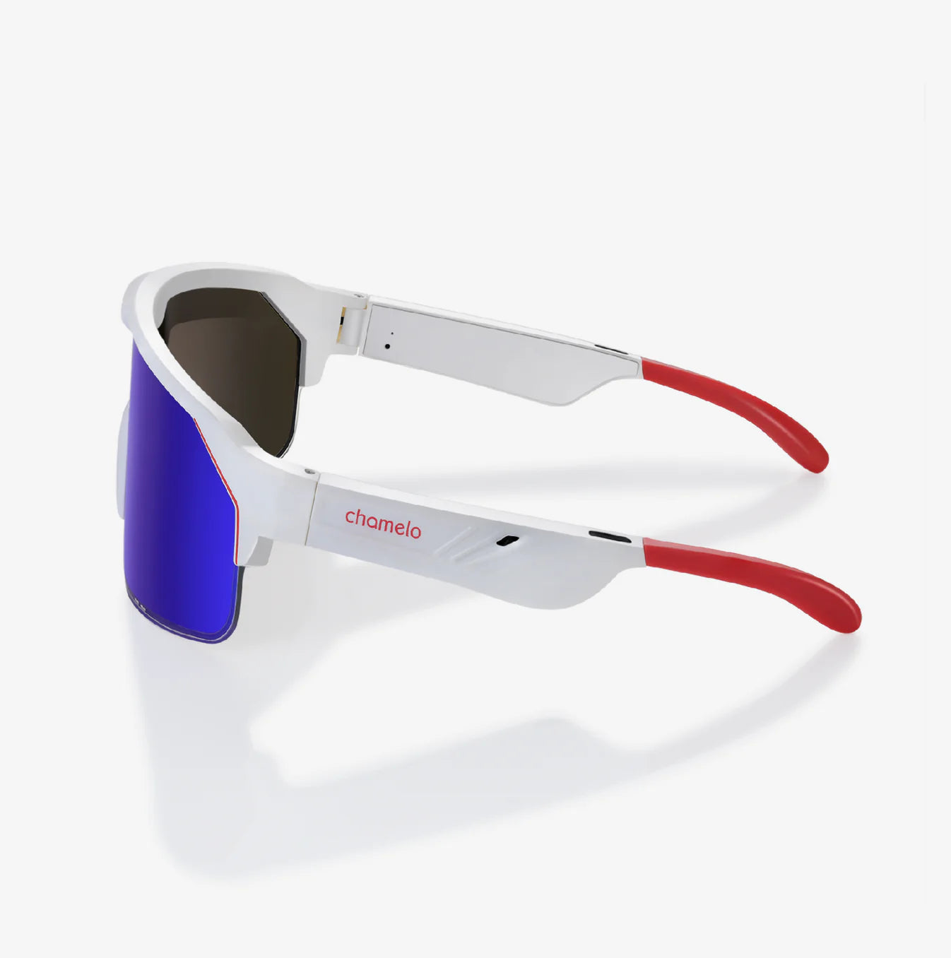 Ochelari Sport Music Shield Slider - Albastru și Roșu