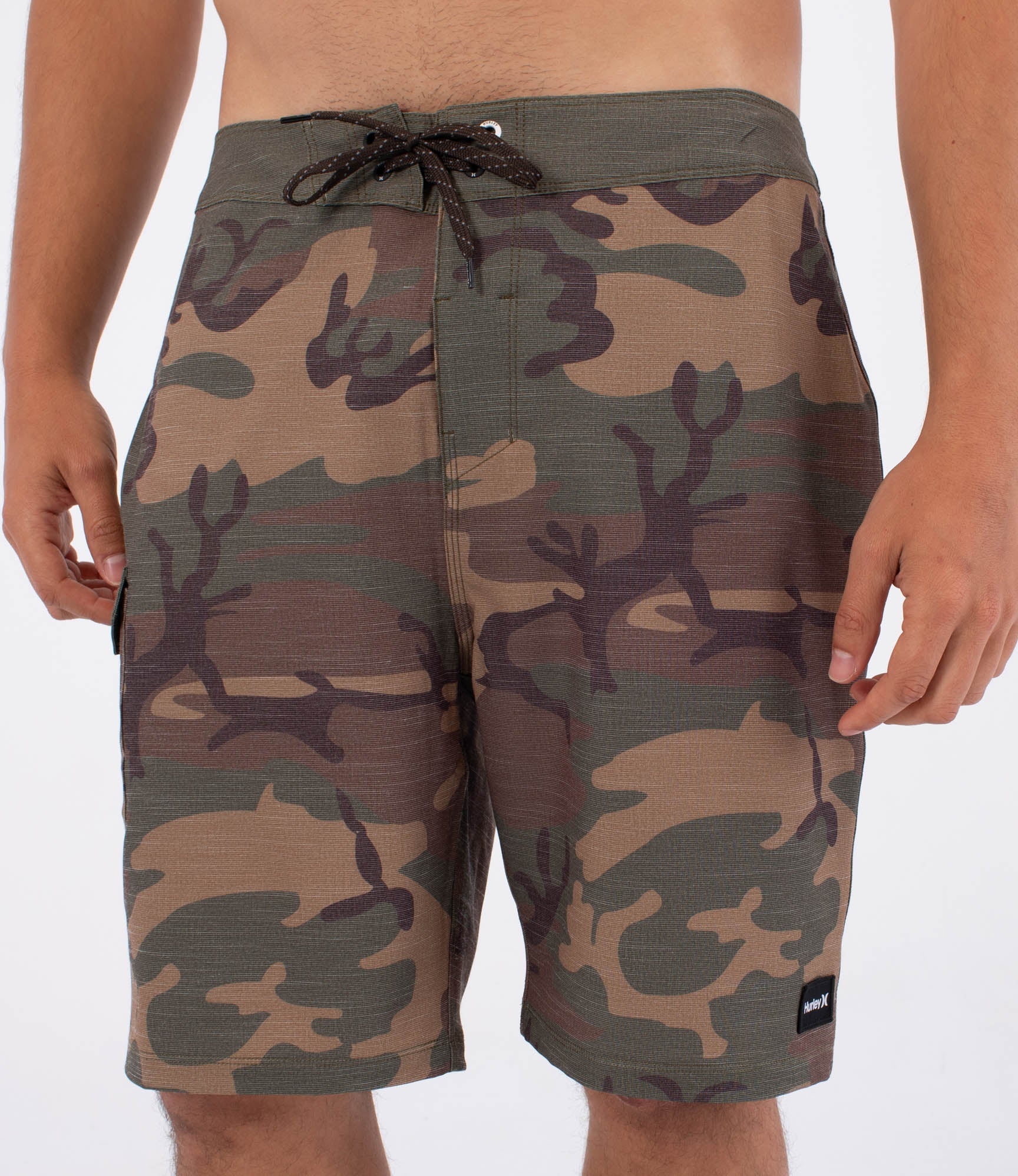 Boardshorts HURLEY - PHNTM ECO WEEKENDER SLUB CARGO 20 OLIVE