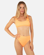 Solid Soft Scrunch Pull On Top