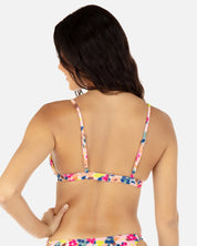 TOP HURLEY DITSY HAZE SCRUNCH BRALLETE