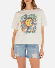 Tricou Along For The Ride Slim Boyfriend Crewneck