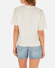Tricou Along For The Ride Slim Boyfriend Crewneck