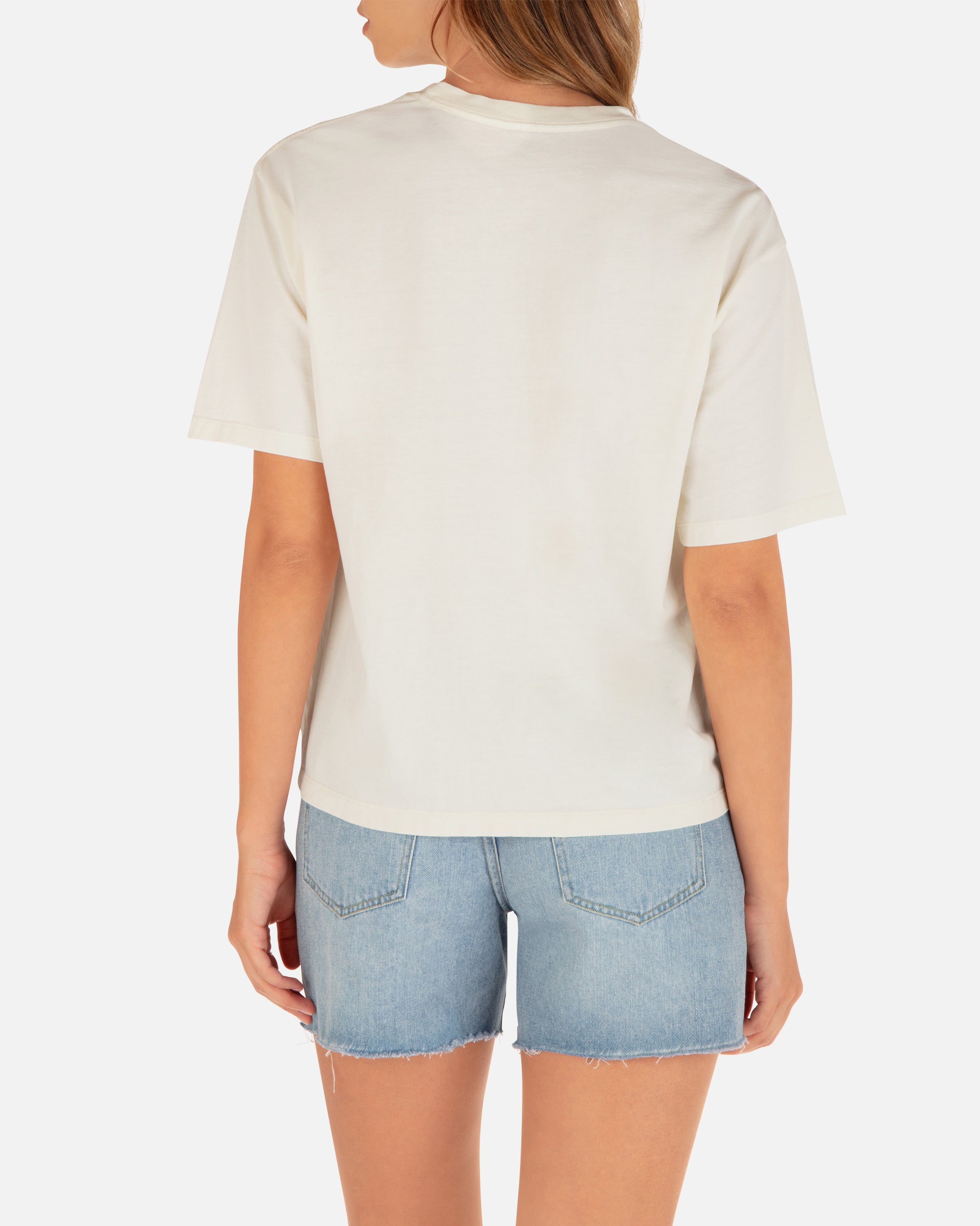 Tricou Along For The Ride Slim Boyfriend Crewneck