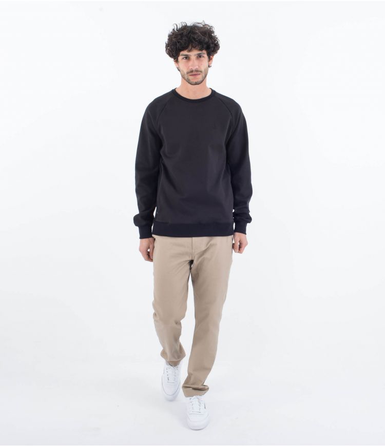 Bluza HURLEY LOW TIDE CREW BLACK