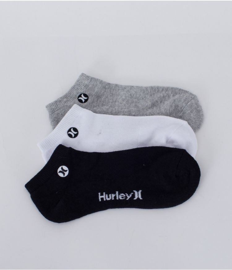 Sosete HURLEY H2O-Dri Low Cut (Set de 3)