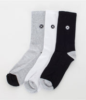 Sosete Barbati HURLEY ICON 1/2 TERRY CREW (3 Perechi)