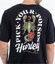 Hurley Men's Evd Poison SS T-Shirt