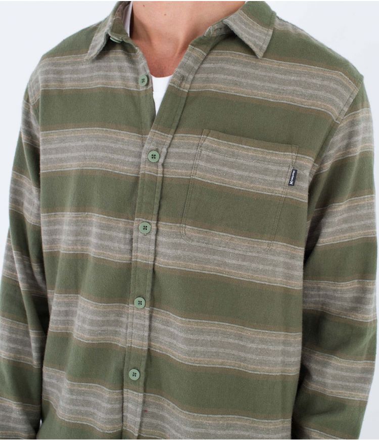 Camasa HURLEY Portland Organic Flannel Maneca Lunga