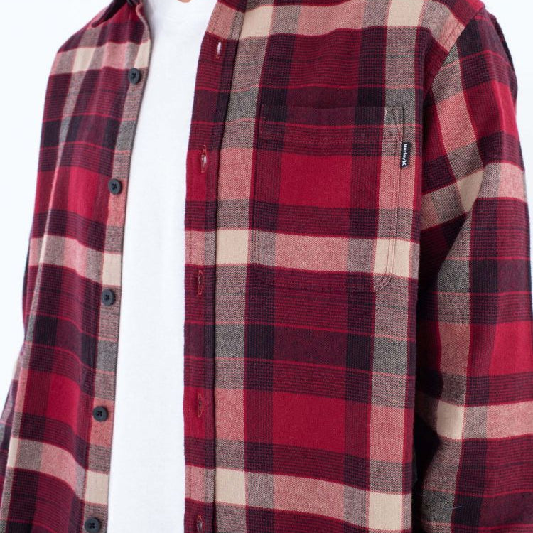 Cămașă Hurley Portland Organic Flannel cu mânecă lungă - vedere 8