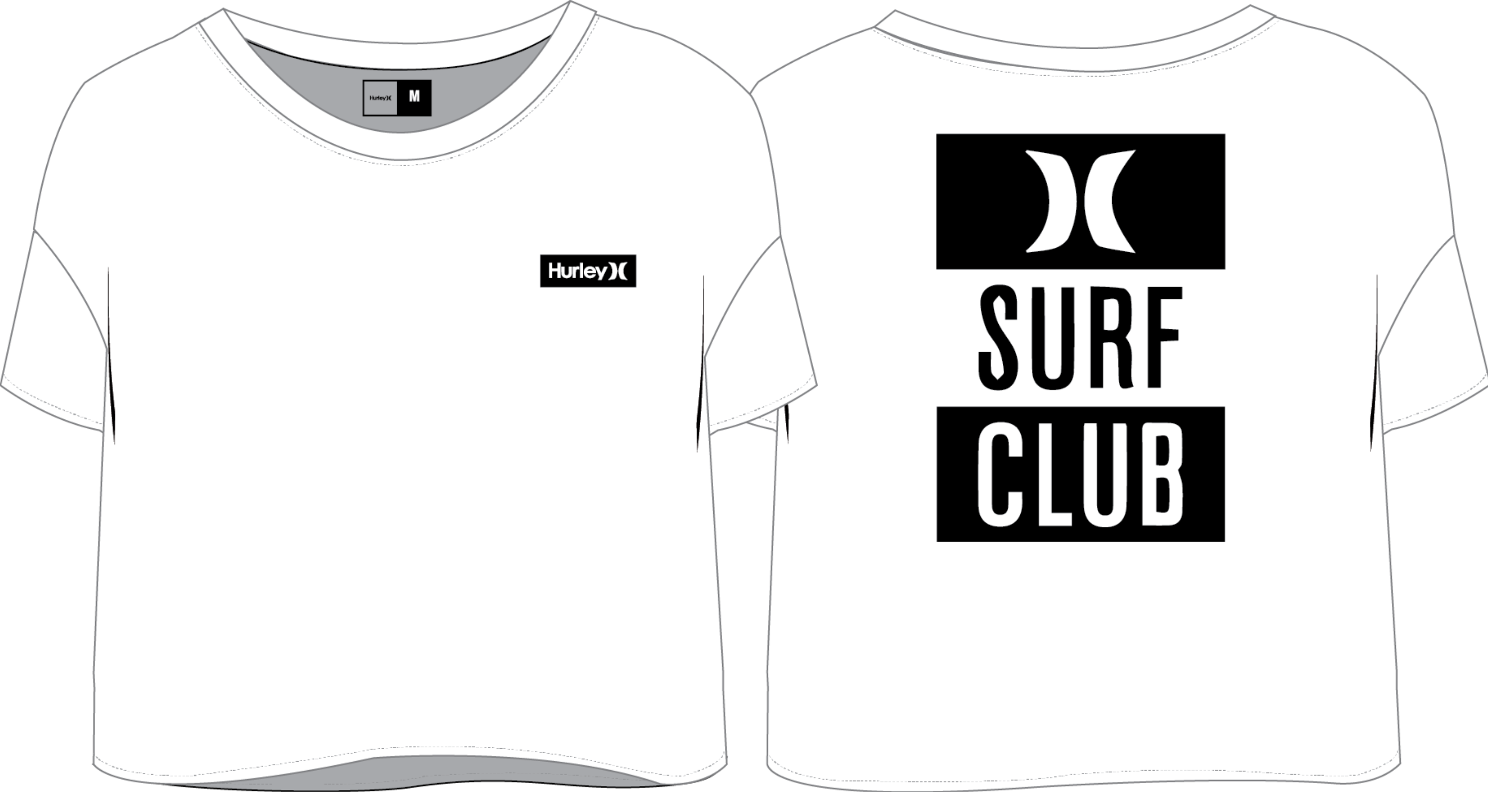 Tricou Femei HURLEY SURF CLUB TEE
