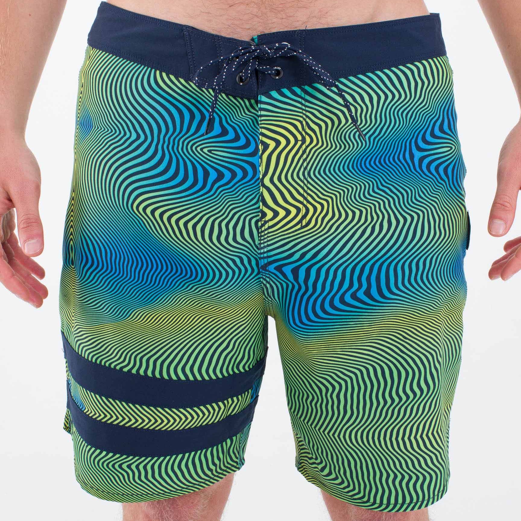 Boardshort Hurley Phantom Block Party 18 inch Armored Navy - vedere 5
