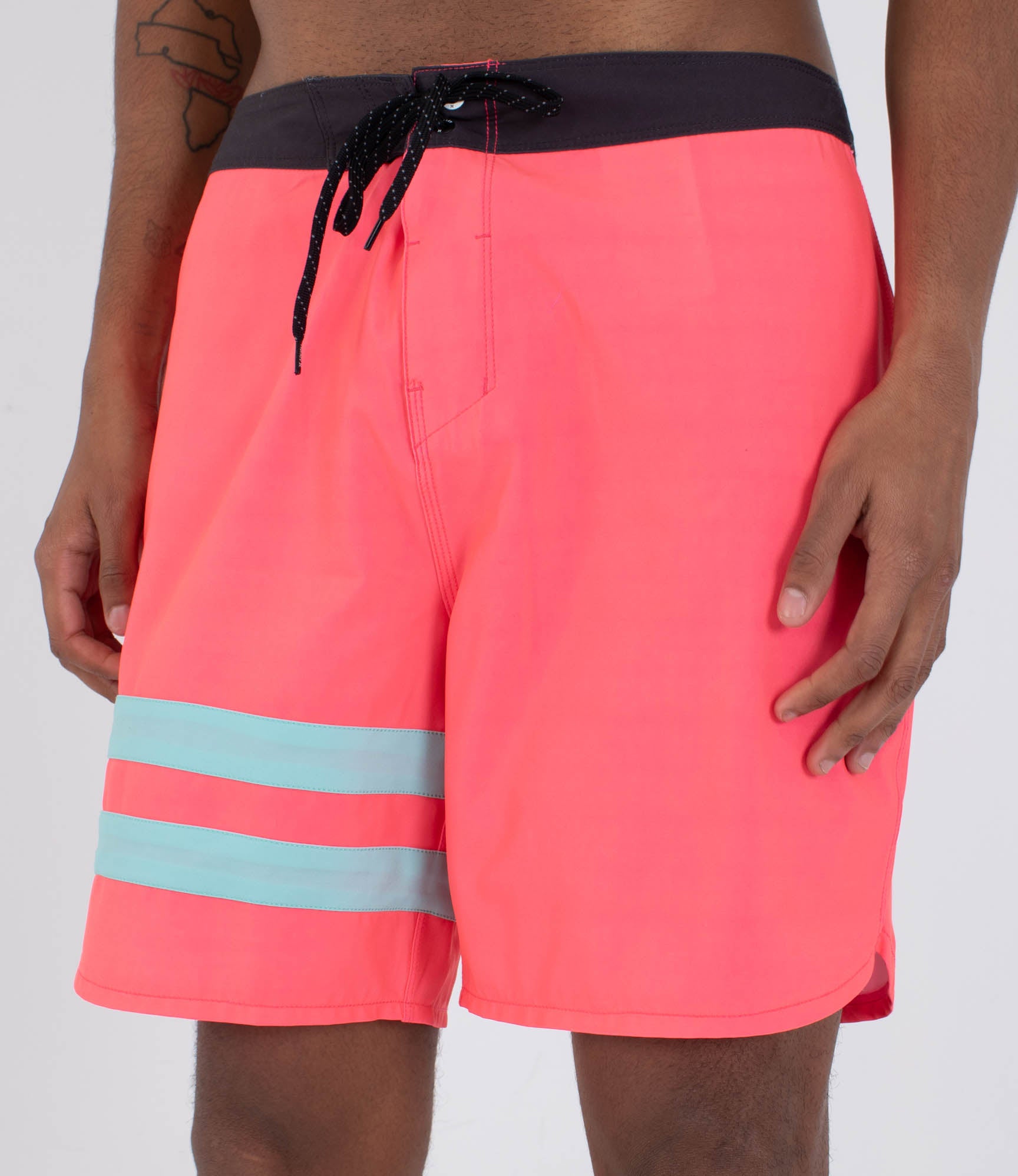Boardshorts HURLEY - PHANTOM BLOCK PARTY 18' NEON PINK