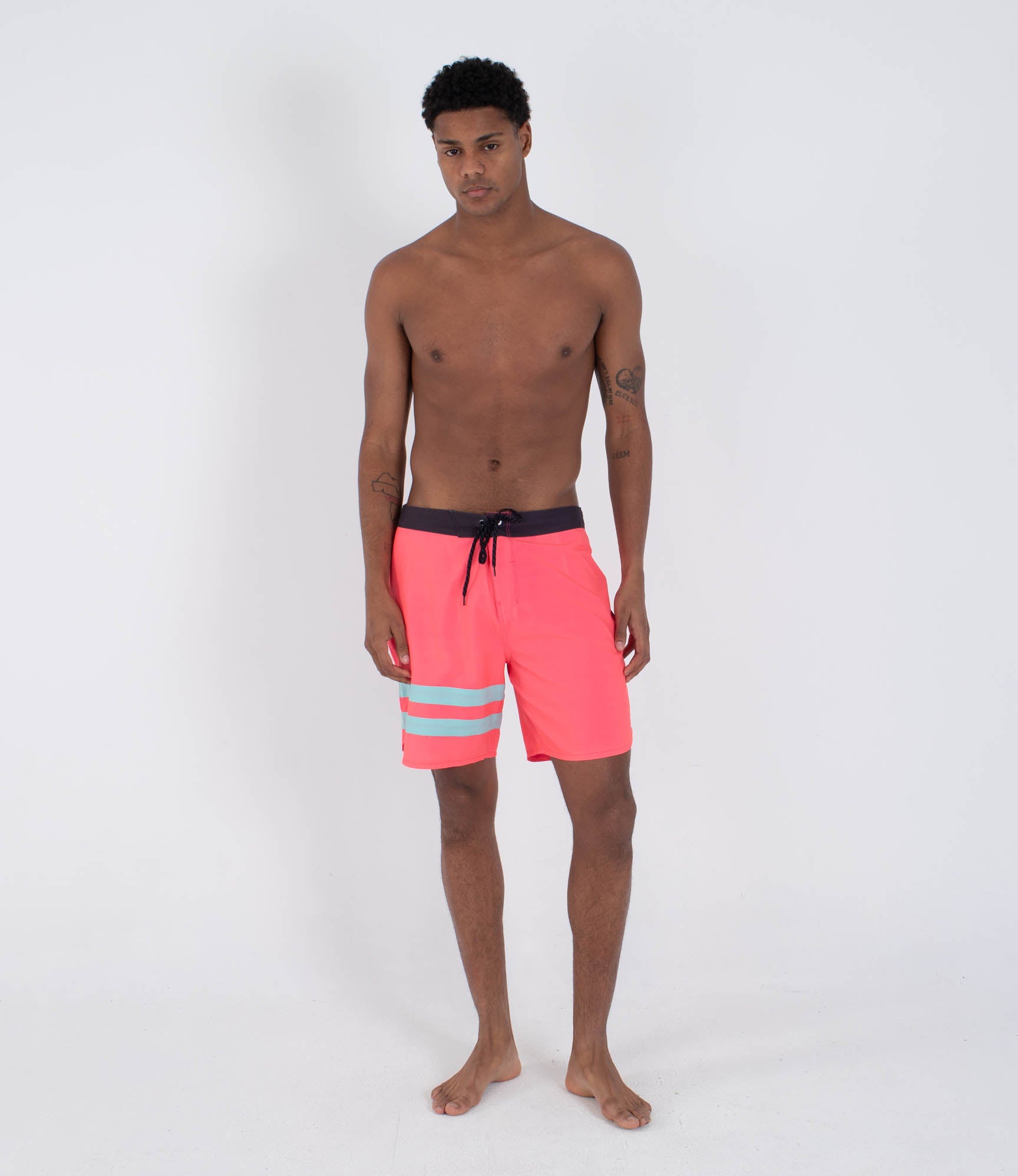 Boardshorts HURLEY - PHANTOM BLOCK PARTY 18' NEON PINK