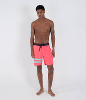 Boardshorts HURLEY - PHANTOM BLOCK PARTY 18' NEON PINK