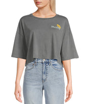 Tricou HURLEY YIN & YAN BOYFRIEND CROPPED TEE