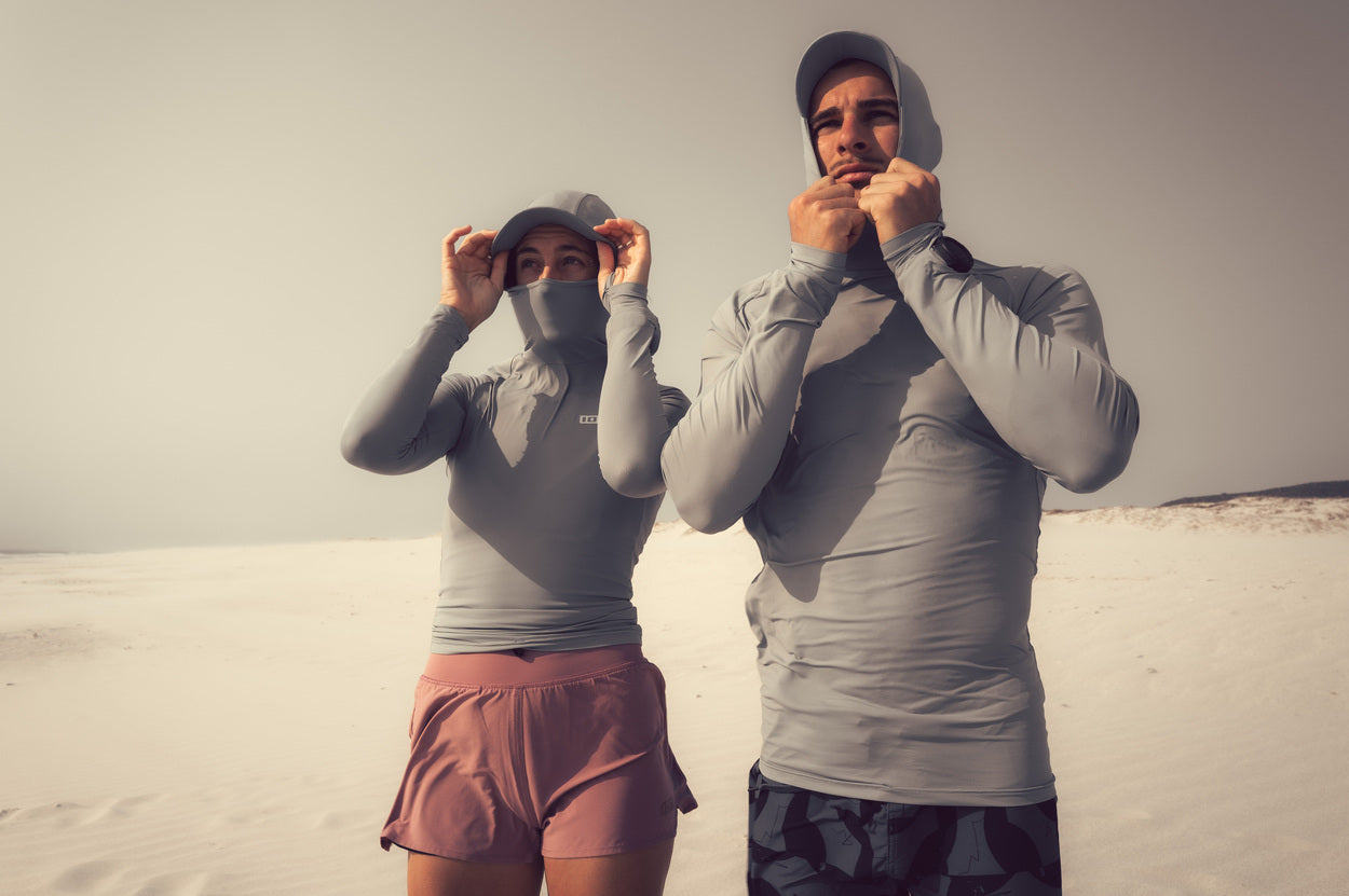 ION Rashguard Sun Pro LS SS26 Silver Green | WEGO Shop