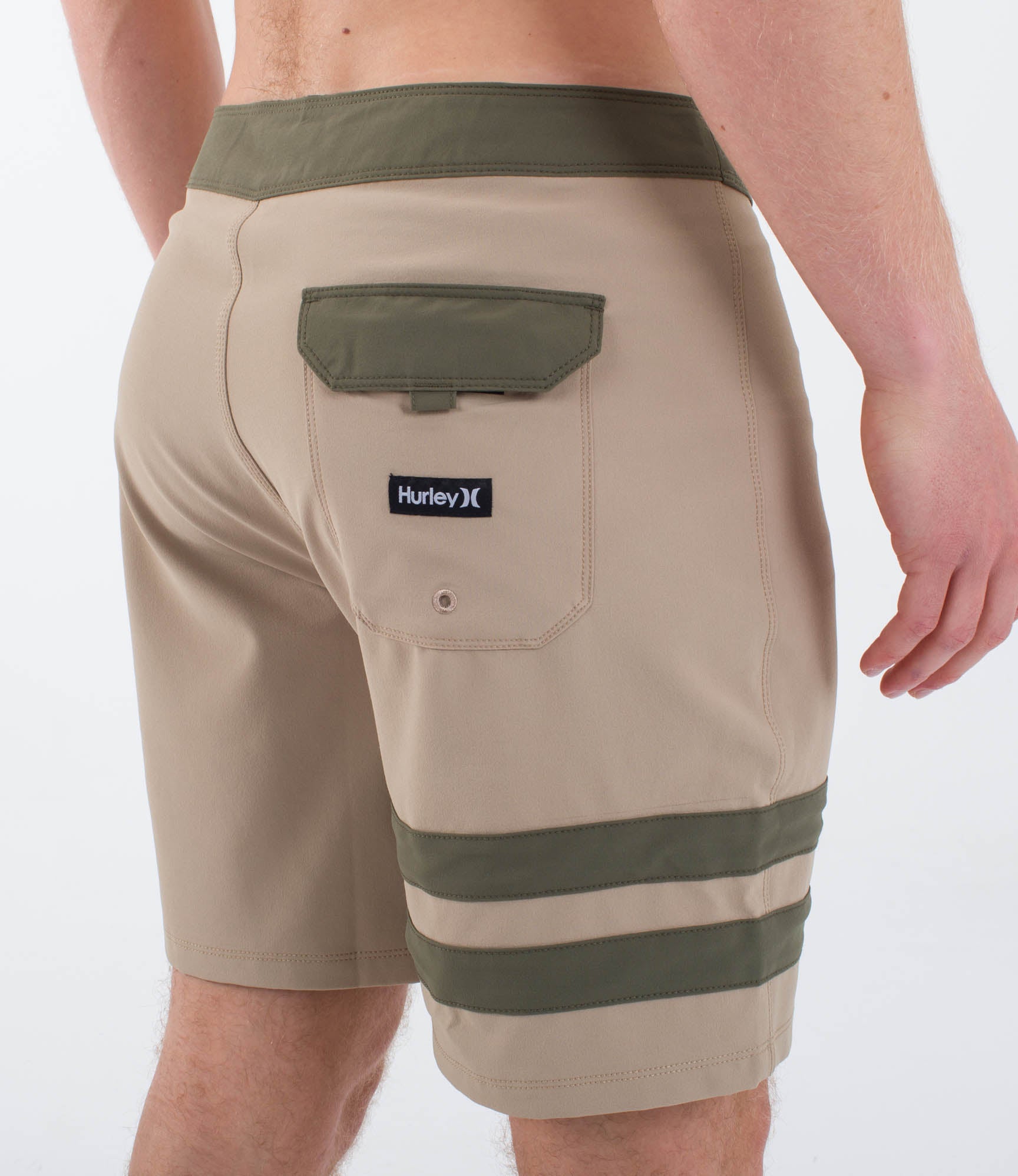 Boardshorts HURLEY - BLOCK PARTY 18' KHAKI