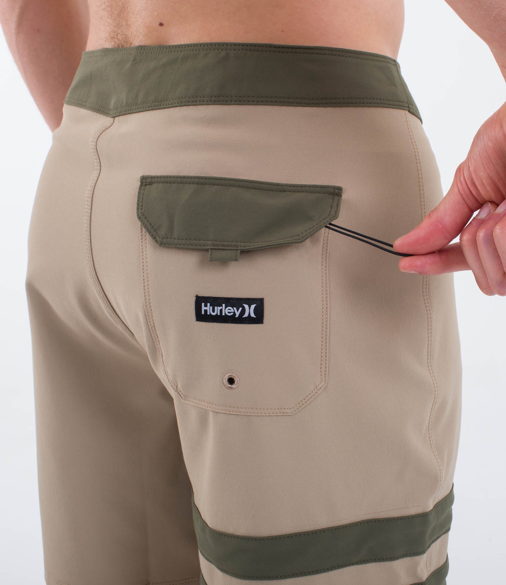 Boardshorts HURLEY - BLOCK PARTY 18' KHAKI
