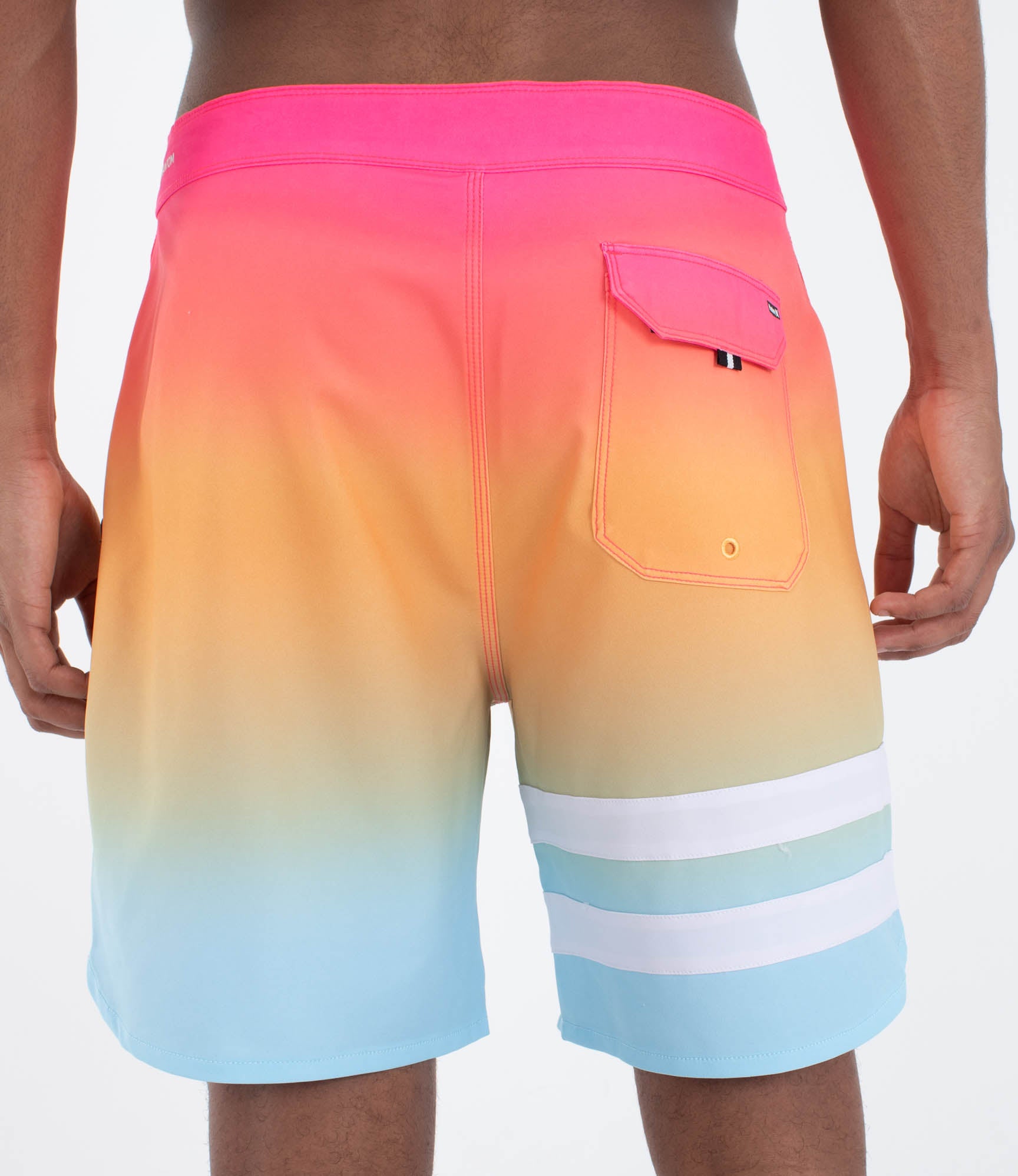 Boardshorts HURLEY - PHANTOM BLOCK PARTY 18' NECTARINE
