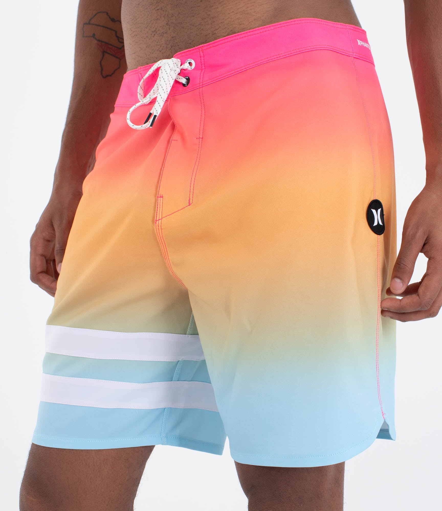 Boardshorts HURLEY - PHANTOM BLOCK PARTY 18' NECTARINE