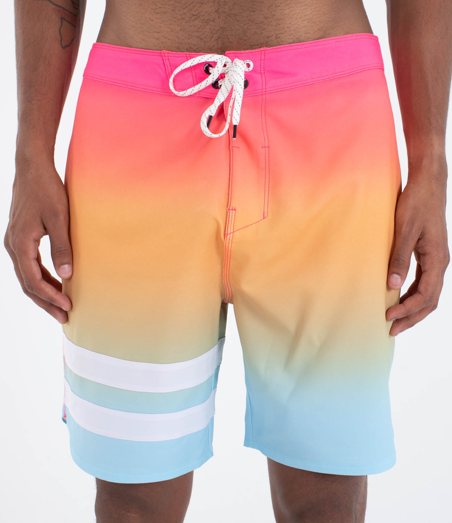 Boardshorts HURLEY - PHANTOM BLOCK PARTY 18' NECTARINE